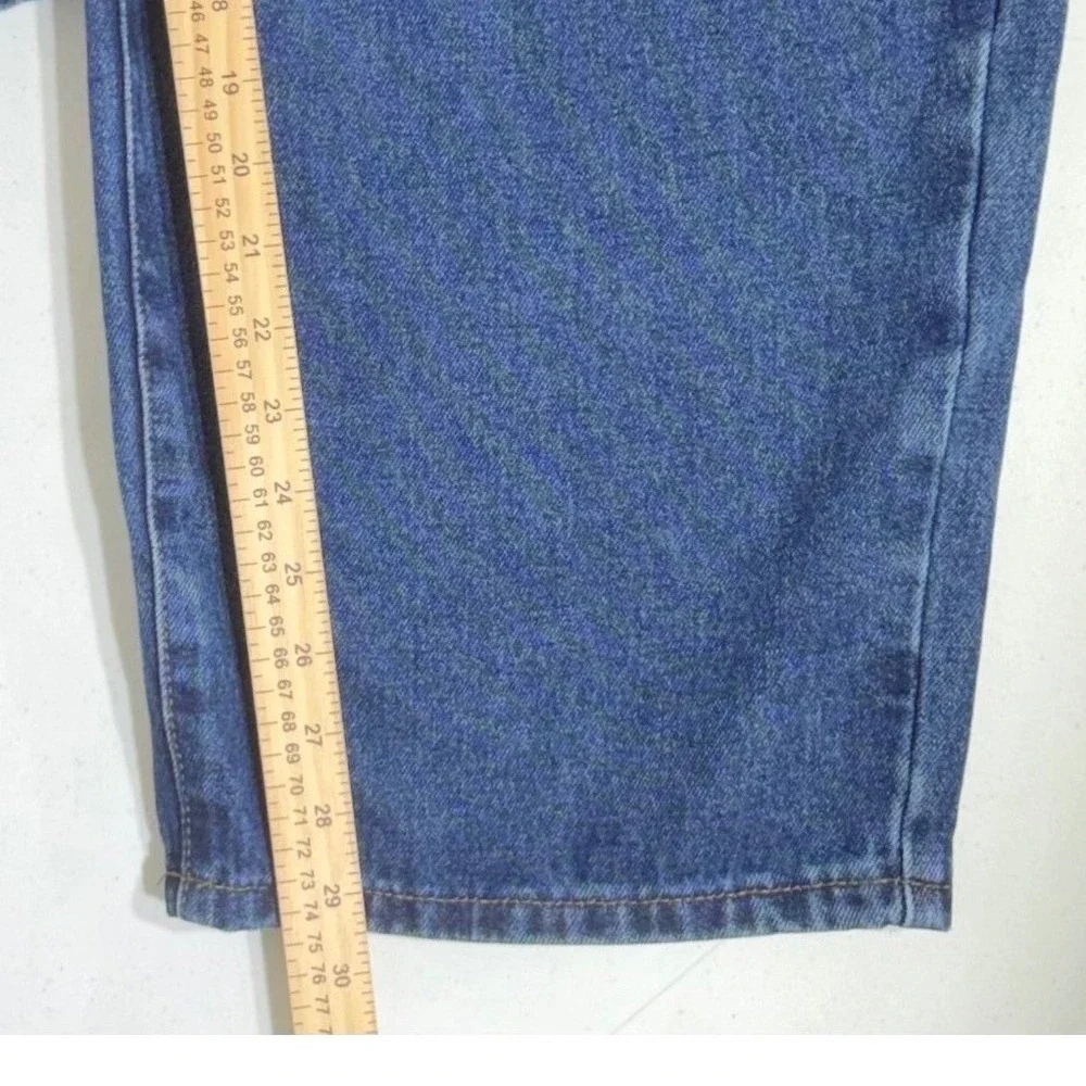 Liquid Venom Baggy Leg Jeans 34x32 (fits 34x29.5) Dark Wash Y2K Skater Grunge